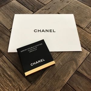 CHANEL MIROIR DOUBLE FACETTED black New.  🥰